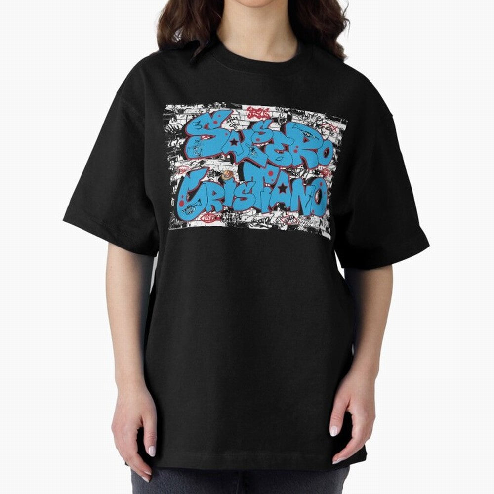 Salsero Cristiano Oversized T-Shirt Celebrate Match Day Hype around FIFA World Cup 2026 Group Stage, Messi and Cristiano Ronaldo, Netherlands, Vintage Soccer Flavor, Modern Football Stars, National Flags and Final Night Emotion; Perfect for Fans,