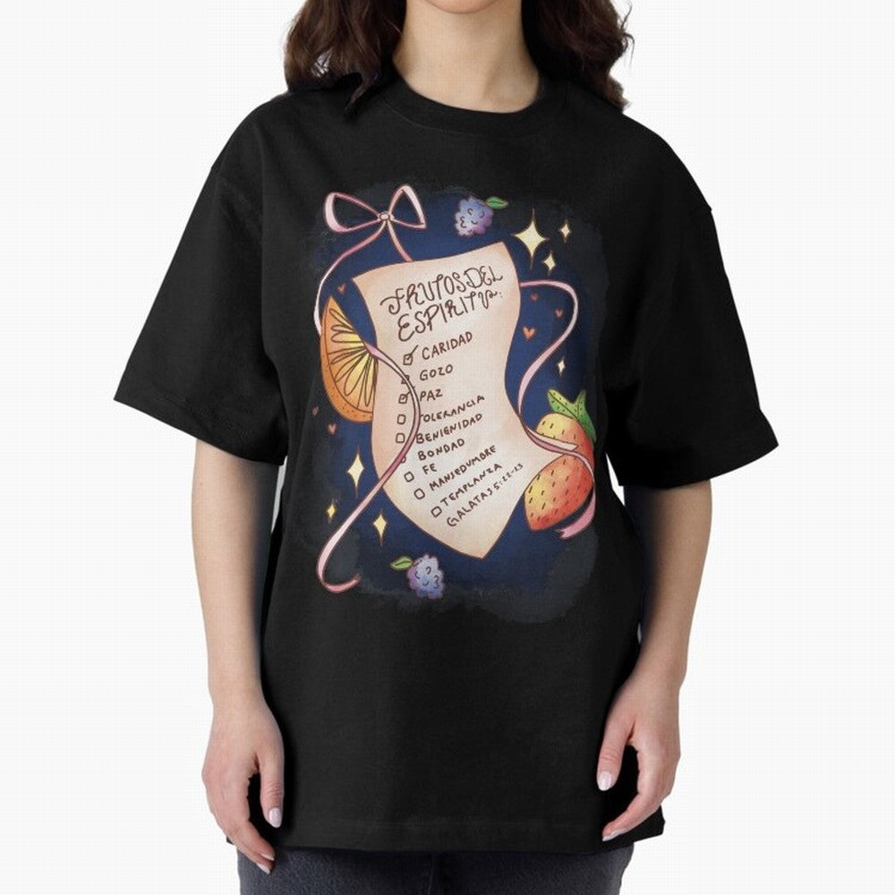 Chrisitian Frutos del Espiritu, Cristiano, Iglesia, Religioso Oversized T-Shirt Support Iconic Players in Global Football Passion for FIFA World Cup 2026 Group Stage, Driven by Neymar, England, Champion Mindset, Group Stage Buzz, Knockout Tension