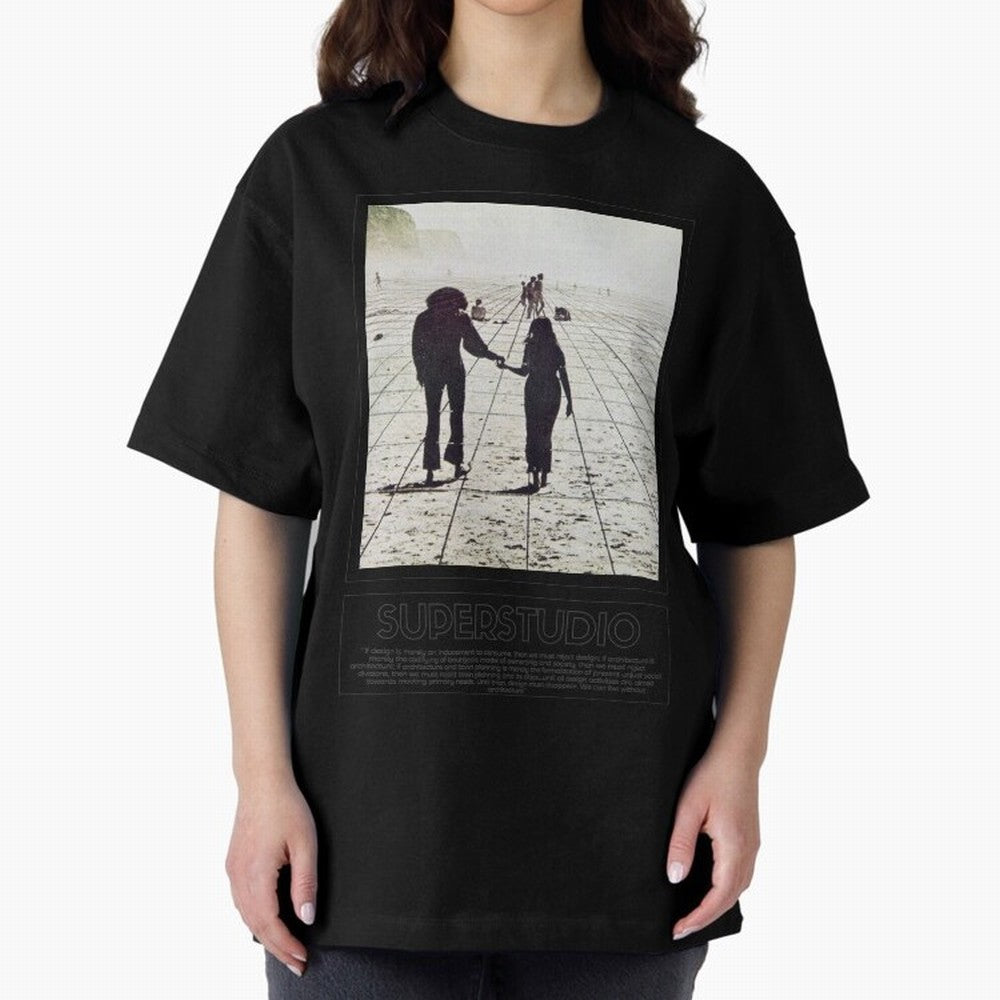 superstudio architecture avant garde design Oversized T-Shirt Relive the Noise and Pride of FIFA World Cup 2026 Group Stage for Fans of CR7 and Messi and Spain and Netherlands, Bringing Retro Football Energy, Iconic Rivalries, Trophy Chase Drama