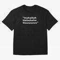 Inshallah Hehehehe Siuuu : Cristiano Ronaldo Oversized T-Shirt Support Your Favorite Stars during FIFA World Cup 2026 for Fans of Messi and Portugal, Spain and Germany, Bringing Sports Nostalgia, International Competition, Famous Players and