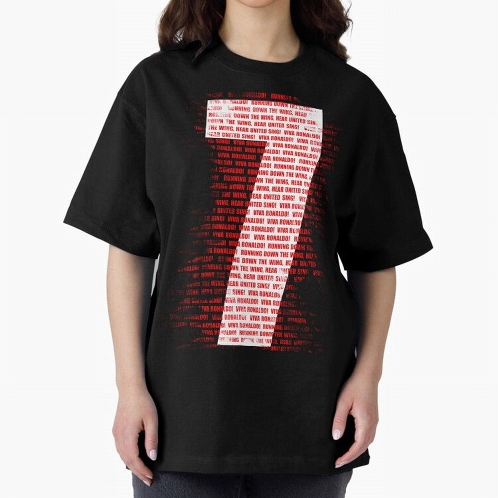 Viva Ronaldo - Chant - Number 7 Oversized T-Shirt Represent Fans Who Live for Match Day Hype around FIFA World Cup 2026 Group Stage, Haaland, France, Vintage Soccer Flavor, Modern Football Stars, National Flags and Final Night Emotion; Made for Die