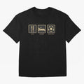 Eat Sleep Soccer Oversized T-Shirt Experience FIFA World Cup 2026 USA Canada Mexico for Fans of Messi and Cristiano Ronaldo and Spain and Netherlands, Bringing Vintage Soccer Flavor, Modern Football Stars, National Flags and Final Night Emotion;
