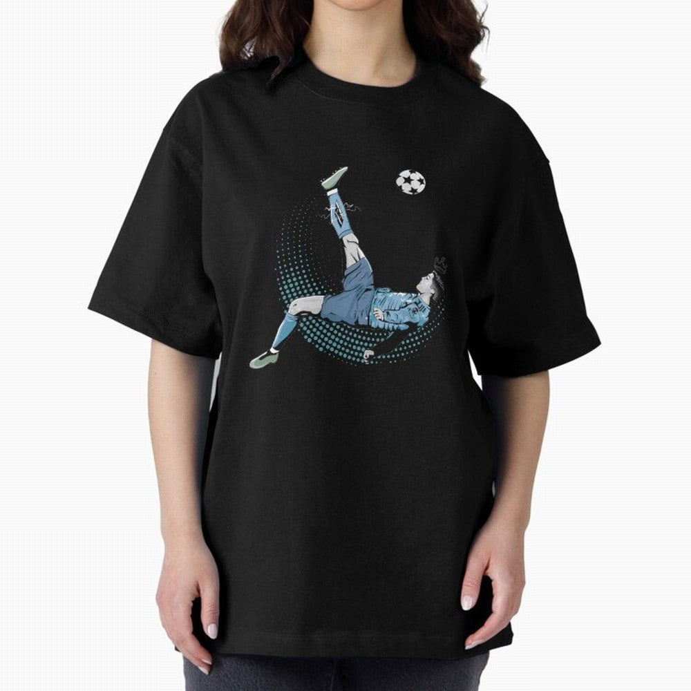 CR7 The Machine Oversized T-Shirt Celebrate Football Heritage in Match Day Hype around FIFA World Cup 2026 Group Stage, Mbappe, Netherlands, Worldwide Fan Energy, Dramatic Goals, Stadium Lights and Championship Celebrations; Perfect for Fans,