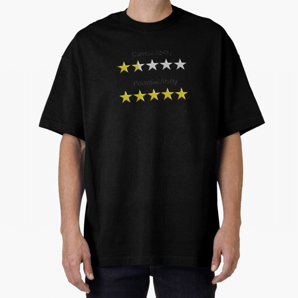 Potential !!!! Oversized T-Shirt Stand with FIFA World Cup 2026 USA Canada Mexico Centered on Haaland and Mbappe, Netherlands Energy, Goal Celebration Energy, Supporter Heritage, Football Icons and Worldwide Tournament Joy; Perfect for Fans,