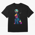 Ronaldinho Wpap Art Oversized T-Shirt Fuel FIFA World Cup 2026 USA Canada Mexico Spirit, Celebrating Spain, Messi and Cristiano Ronaldo, Retro Football Energy, Iconic Rivalries, Trophy Chase Drama and Stadium Atmosphere; Great for Supporters Who
