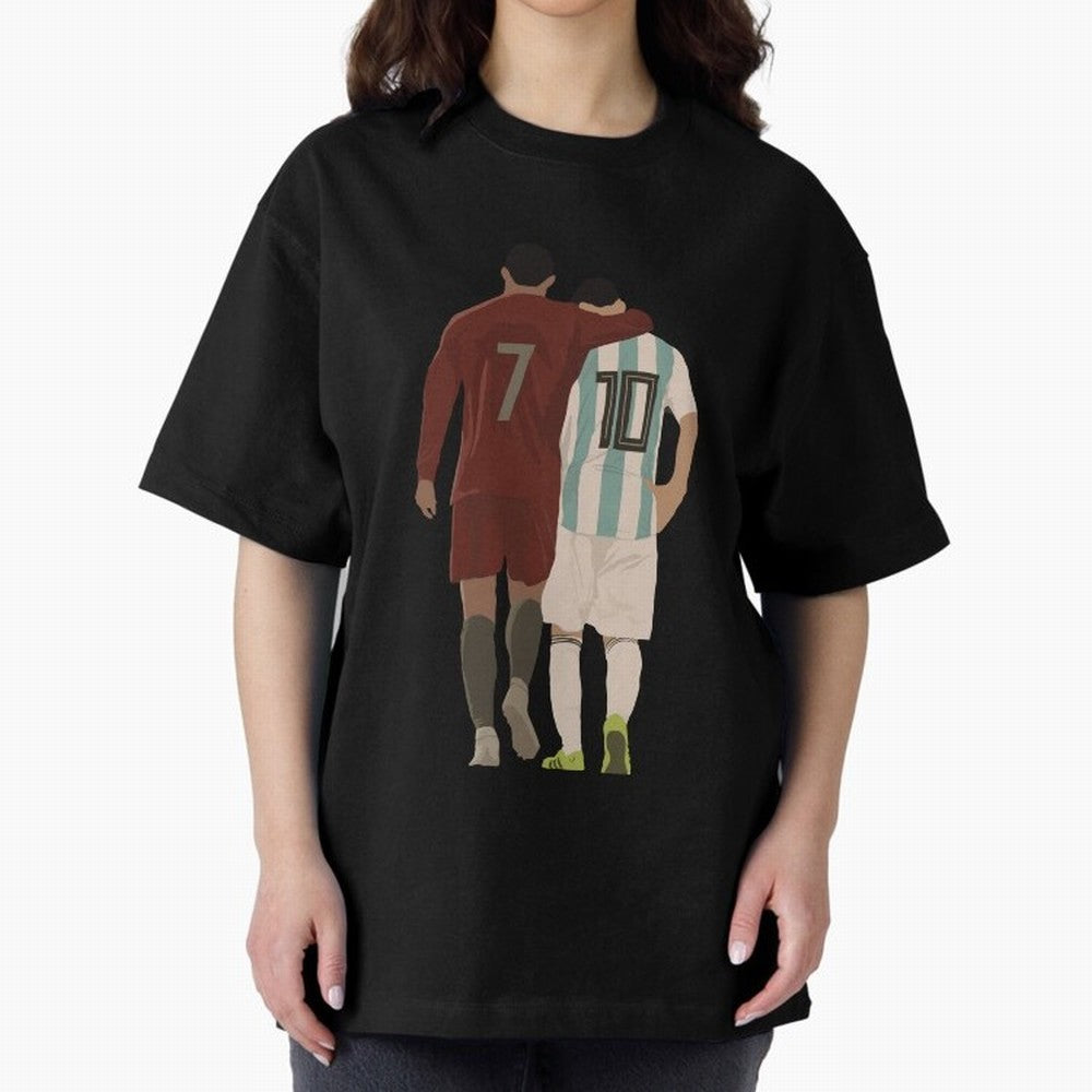 The Greatest Of All Time Oversized T-Shirt Celebrate Golden Goal Energy in the FIFA World Cup 2026 Group Stage Journey through Haaland Highlights, Portugal Pride, Soccer Culture, Superstar Moments, National Team Dreams and Competitive Fire; Ideal