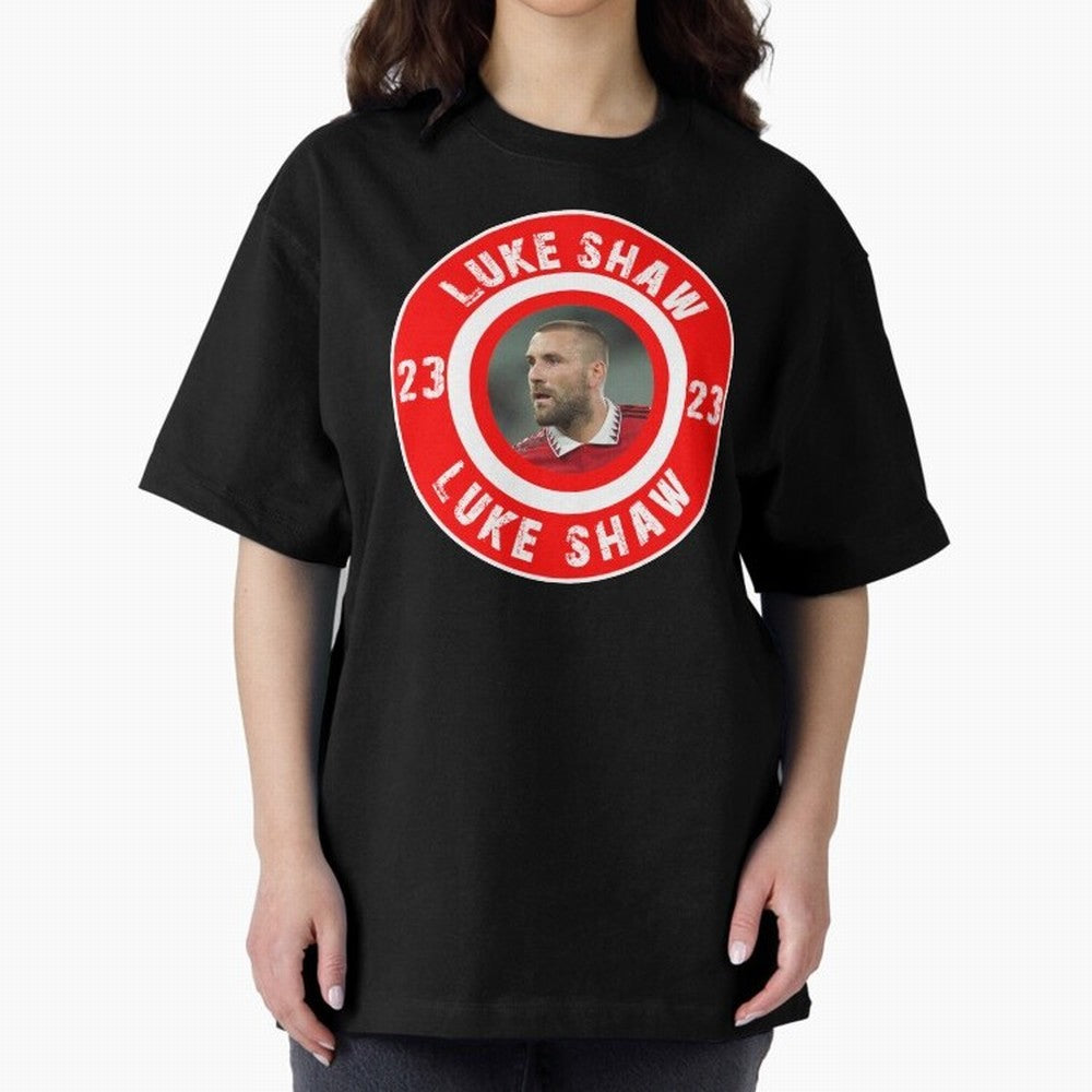 Luke Shaw Oversized T-Shirt Make Every Kick Count in FIFA World Cup 2026 for Fans of Haaland and Mbappe and Brazil, Bringing Champion Mindset, Group Stage Buzz, Knockout Tension and Passionate Fan Culture; Created for Match Day Parties, Soccer