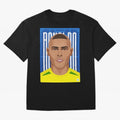 Ronaldo | The Phenomenon Oversized T-Shirt Represent FIFA World Cup 2026 Group Stage for Fans of Messi, CR7 and Mbappe and Spain, Bringing Tournament Hype, Historic Matchups, Family Viewing Parties and Global Sports Pride; Ideal for Fans Who Follow
