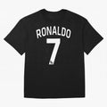 Ronaldo 7 Oversized T-Shirt Show Match Day Excitement for the FIFA World Cup 2026 Journey through Haaland and Mbappe Highlights, France Pride, Fan Favorite Moments, National Team Passion, Big Match Drama and Soccer History; Made for Collectors Who