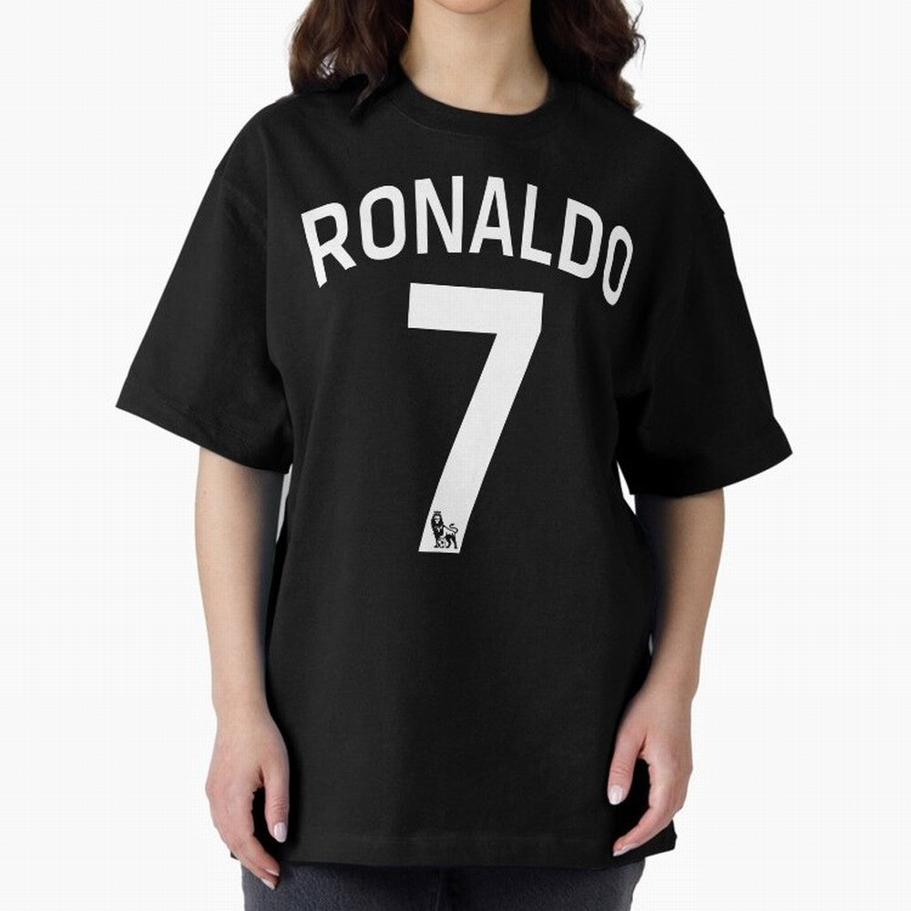 Ronaldo 7 Oversized T-Shirt Show Match Day Excitement for the FIFA World Cup 2026 Journey through Haaland and Mbappe Highlights, France Pride, Fan Favorite Moments, National Team Passion, Big Match Drama and Soccer History; Made for Collectors Who
