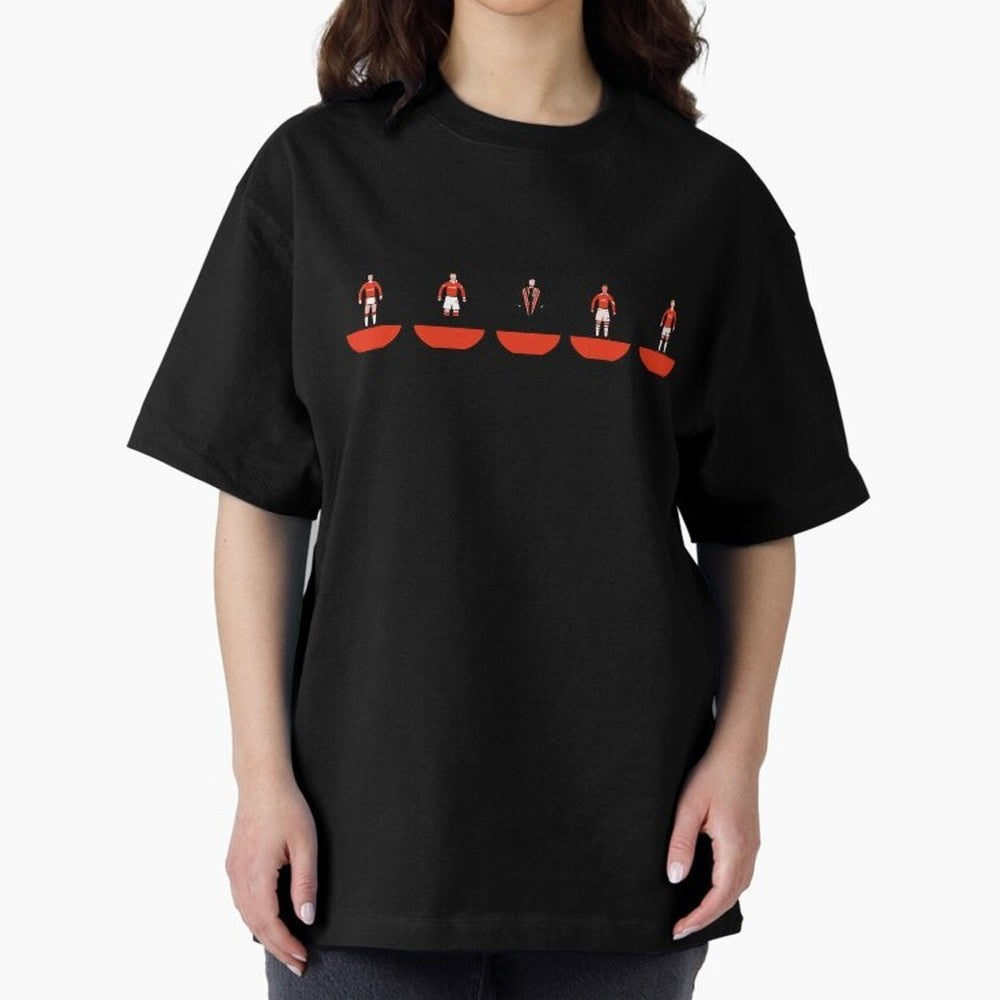 Manchester United legends Oversized T-Shirt Celebrate Every Goal in Match Day Hype around FIFA World Cup 2026, Haaland and Mbappe, Argentina and Brazil, Vintage Soccer Flavor, Modern Football Stars, National Flags and Final Night Emotion; Great for