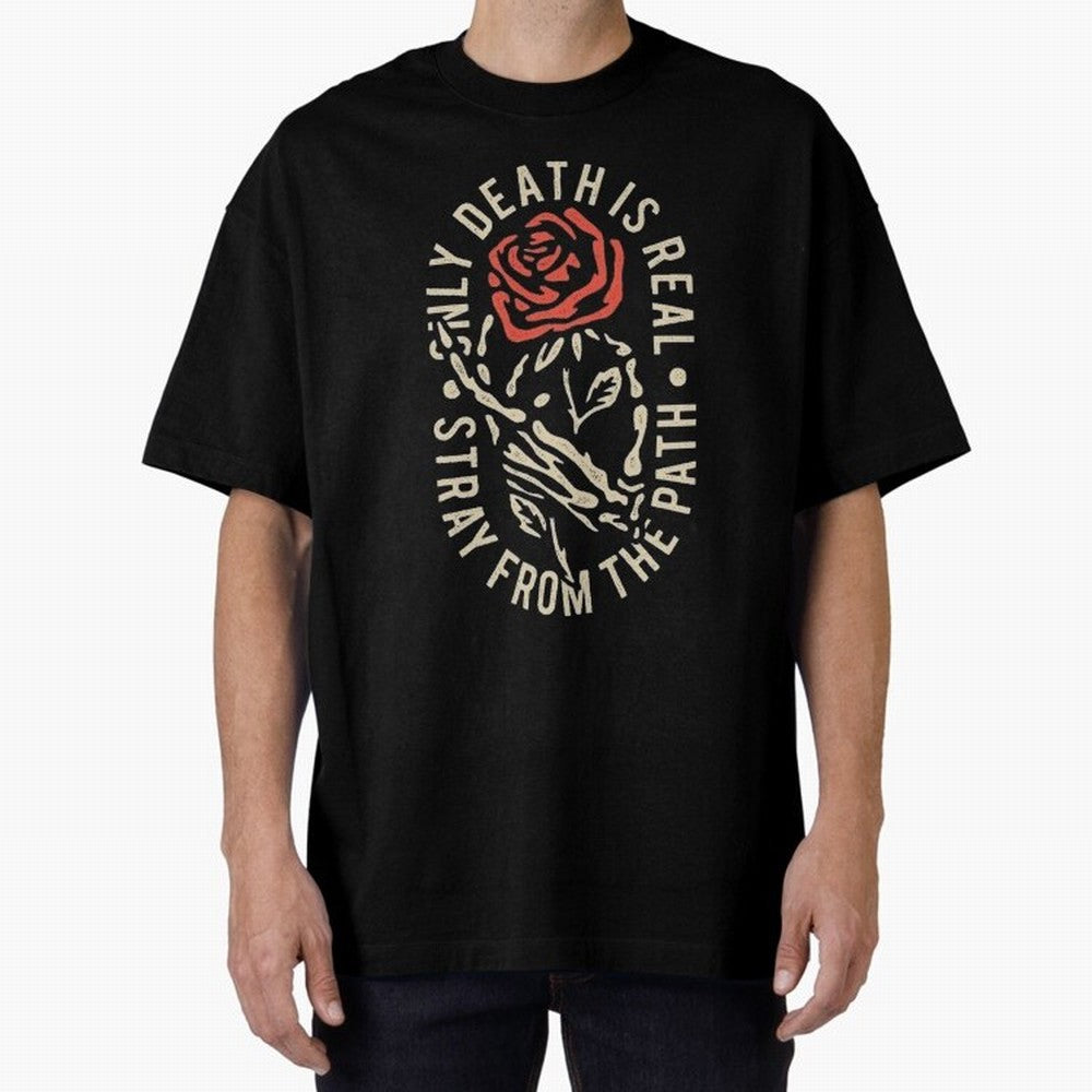 Stray from the path /only ddeath is real Oversized T-Shirt Make Game Day About FIFA World Cup 2026 for Fans of Cristiano Ronaldo, Haaland and CR7 and France and Portugal, Bringing Sports Nostalgia, International Competition, Famous Players and