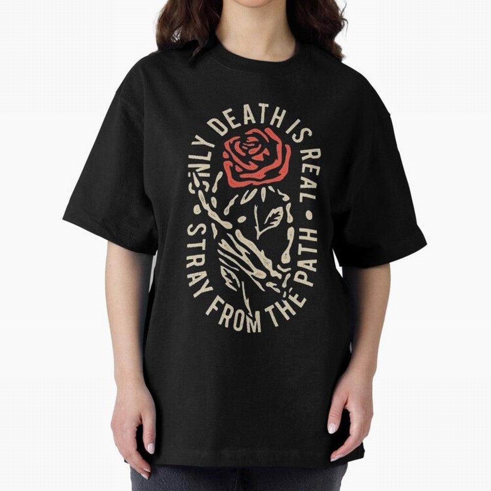 Stray from the path /only ddeath is real Oversized T-Shirt Make Game Day About FIFA World Cup 2026 for Fans of Cristiano Ronaldo, Haaland and CR7 and France and Portugal, Bringing Sports Nostalgia, International Competition, Famous Players and
