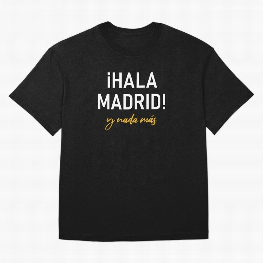 Hala Madrid Oversized T-Shirt Follow the Road to Global Football Passion for FIFA World Cup 2026 Group Stage, Inspired by Haaland, England, Goal Celebration Energy, Supporter Heritage, Football Icons and Worldwide Tournament Joy; Great for Watch