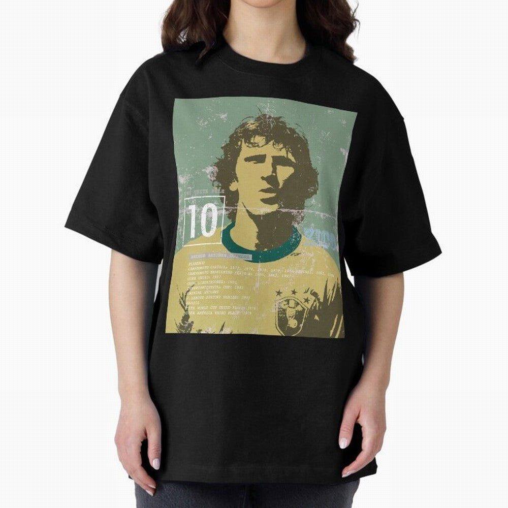 Zico Oversized T-Shirt Bring Global Tournament Vibes to FIFA World Cup 2026 USA Canada Mexico Built around Cristiano Ronaldo, Haaland and CR7, Portugal, Spain and Germany Energy, Football Passion, Legendary Performances, Festival Vibes and