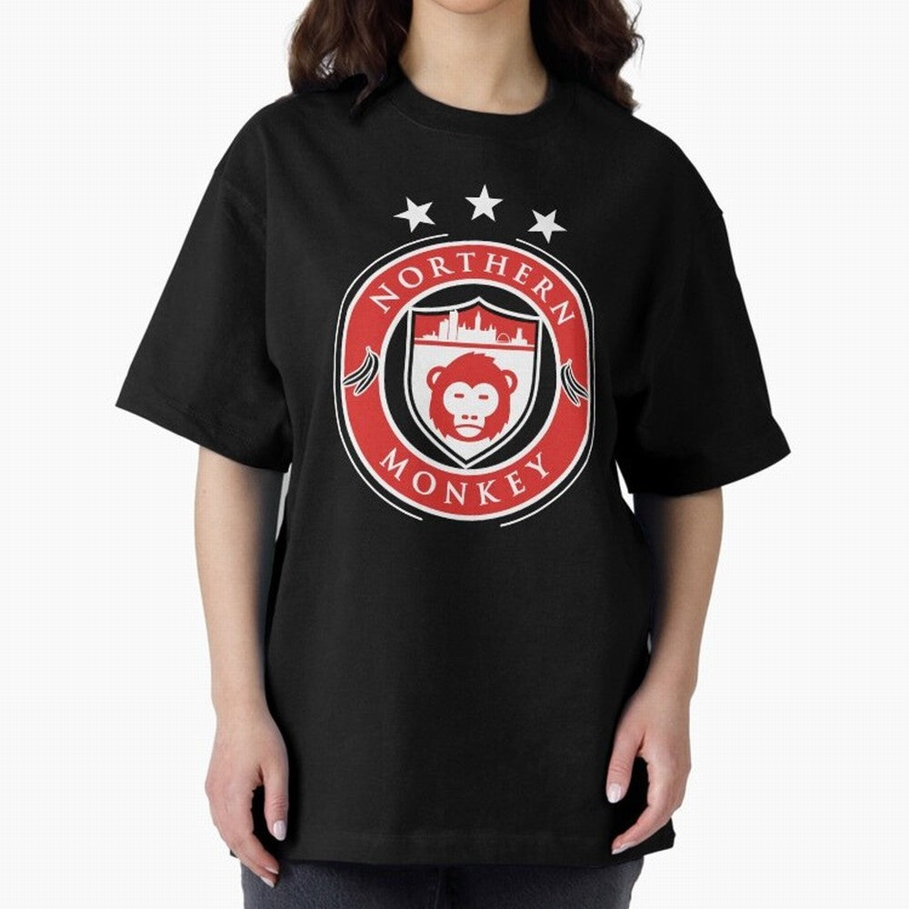 Northern Monkey United Oversized T-Shirt Follow the Road to Match Day Hype around FIFA World Cup 2026, CR7, France and Portugal, Fan Favorite Moments, National Team Passion, Big Match Drama and Soccer History; Built for Supporters Chasing Trophy