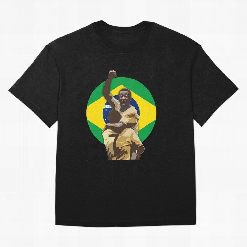 Pele Greates Footbal Player in History - Joga Bonito Oversized T-Shirt Refresh the FIFA World Cup 2026 Group Stage Journey through Messi, CR7 and Mbappe Highlights, Argentina Pride, Football Festival Excitement, Trophy Ambitions, Country Rivalries
