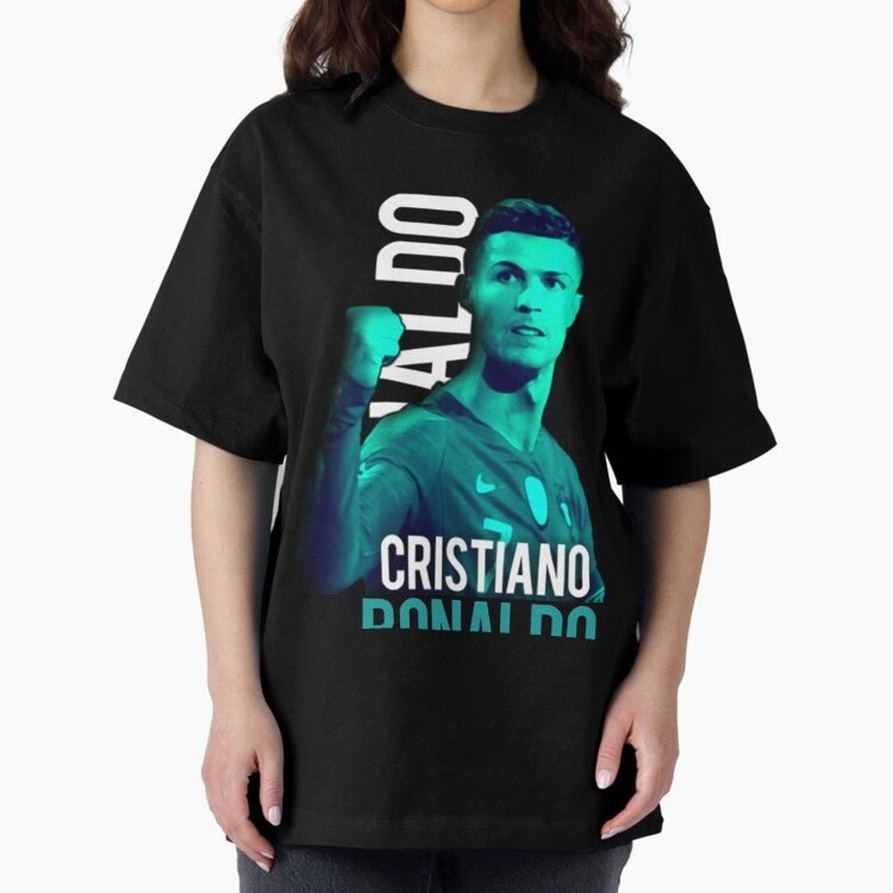 Ronaldo Ronaldo vector Oversized T-Shirt Keep the Legacy of FIFA World Cup 2026 Group Stage Connected to CR7, England Energy, Goal Celebration Energy, Supporter Heritage, Football Icons and Worldwide Tournament Joy; Ideal for Football Dads,