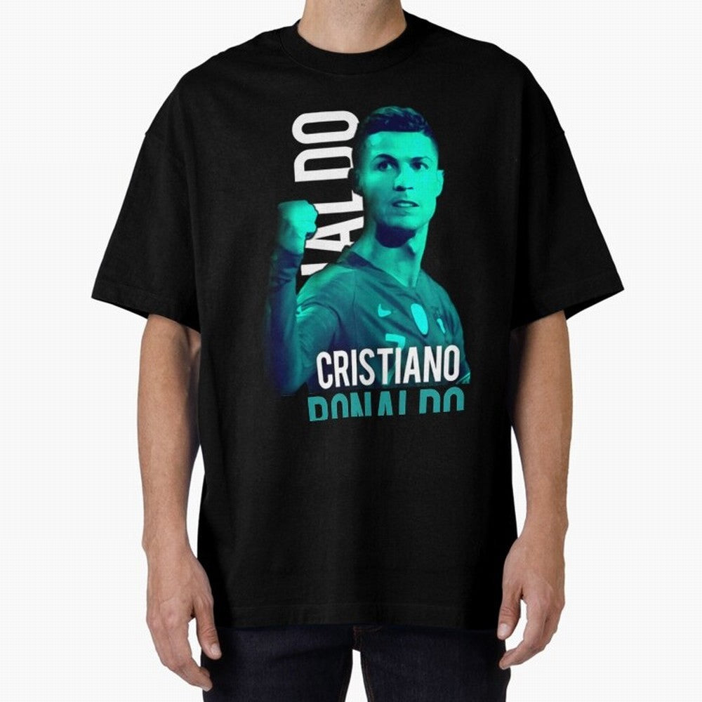 Ronaldo Ronaldo vector Oversized T-Shirt Keep the Legacy of FIFA World Cup 2026 Group Stage Connected to CR7, England Energy, Goal Celebration Energy, Supporter Heritage, Football Icons and Worldwide Tournament Joy; Ideal for Football Dads,
