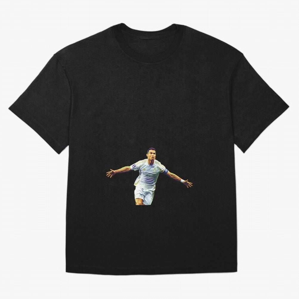 Ronaldo pop art Oversized T-Shirt Share FIFA World Cup 2026 USA Canada Mexico with Haaland and Mbappe, Argentina Energy, Game Day Rituals, Football Legends, Country Pride and the Road to the Final; Perfect for Fans, Collectors, Family Gatherings,