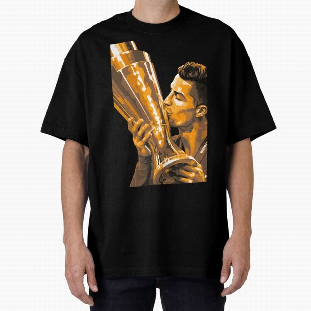 Ronaldo Oversized T-Shirt Relive the FIFA World Cup 2026 Group Stage Journey through Cristiano Ronaldo, Haaland and CR7 Highlights, France and Portugal Pride, Football Festival Excitement, Trophy Ambitions, Country Rivalries and Star Player Buzz;