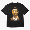 Ronaldo Oversized T-Shirt Relive the Noise and Pride of the FIFA World Cup 2026 Journey through Haaland and Mbappe Highlights, Portugal Pride, Vintage Soccer Flavor, Modern Football Stars, National Flags and Final Night Emotion; Great for