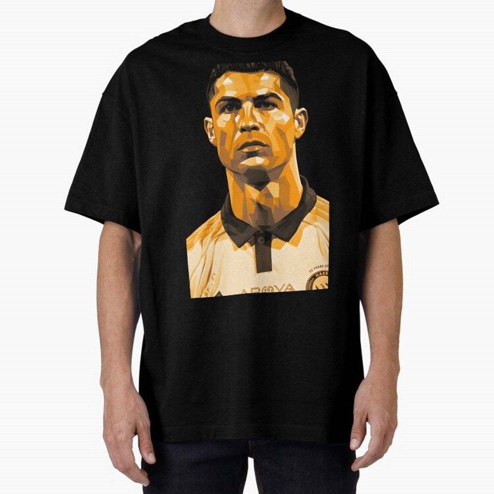 Ronaldo Oversized T-Shirt Make Memories around FIFA World Cup 2026 Spirit, Built around Argentina, Cristiano Ronaldo, Haaland and CR7, Global Supporter Spirit, Legendary Goals, National Colors and Tournament Celebration; Ideal for Football Dads,
