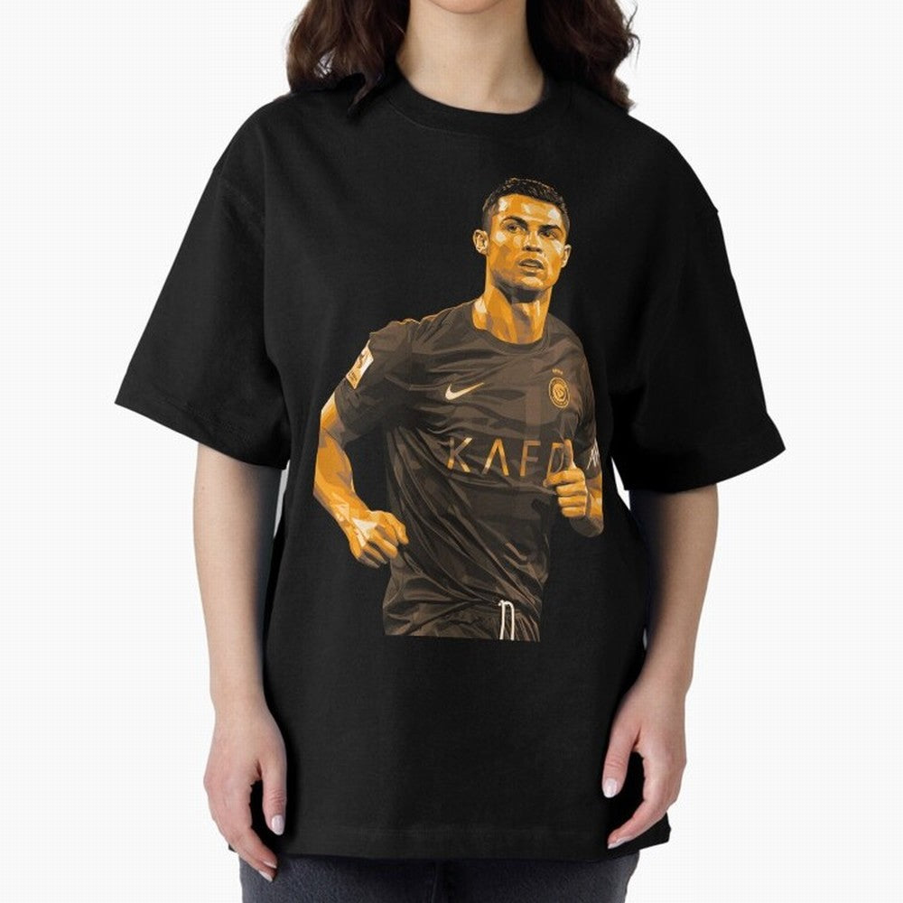 Ronaldo Oversized T-Shirt Share FIFA World Cup 2026 for Fans of Neymar and England, Bringing Global Supporter Spirit, Legendary Goals, National Colors and Tournament Celebration; Great for Supporters Who Love Legendary Players, National Teams, Big