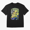 O Fenomeno Ronaldo Oversized T-Shirt Show Your Love for FIFA World Cup 2026 Spirit, Highlighting Spain, CR7 and Messi, Vintage Soccer Flavor, Modern Football Stars, National Flags and Final Night Emotion; Perfect for People Who Love Argentina,