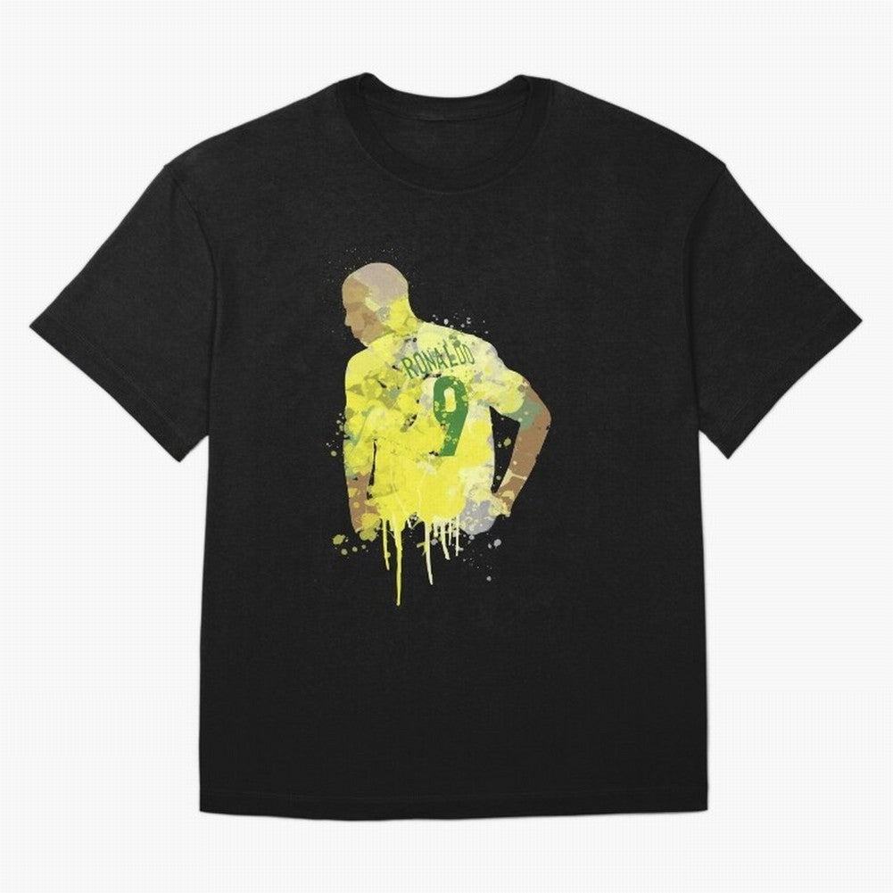 Ronaldo Brazil Legend Art Oversized T-Shirt Bring International Match Energy to FIFA World Cup 2026 Group Stage for Fans of Neymar and Netherlands, Bringing Championship Spirit, Famous Goals, Roaring Crowds and International Football Unity; Great