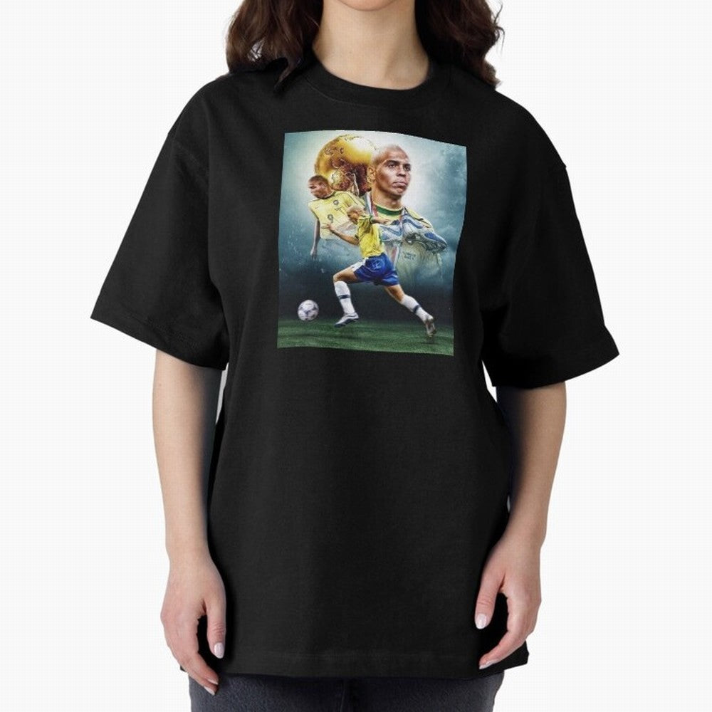 wallpaper Ronaldo Nazario Oversized T-Shirt Celebrate the Next Chapter of Match Day Hype around FIFA World Cup 2026, Messi and Cristiano Ronaldo, France, Football History, Final Match Energy, Crowd Noise and Once in a Lifetime Moments; Perfect for