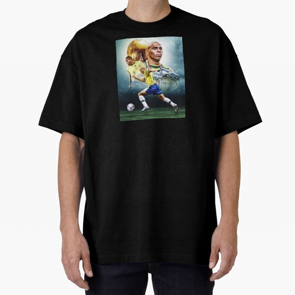 wallpaper Ronaldo Nazario Oversized T-Shirt Celebrate the Next Chapter of Match Day Hype around FIFA World Cup 2026, Messi and Cristiano Ronaldo, France, Football History, Final Match Energy, Crowd Noise and Once in a Lifetime Moments; Perfect for
