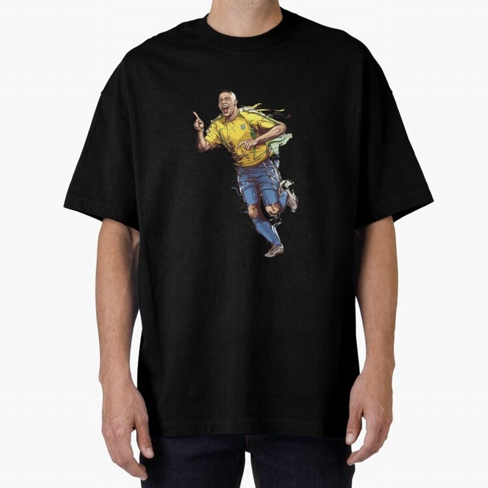 Brazilian Football Player from Milano Oversized T-Shirt Bring Stadium Energy to the FIFA World Cup 2026 Group Stage Journey through Haaland and Mbappe Highlights, Netherlands Pride, Football Passion, Legendary Performances, Festival Vibes and