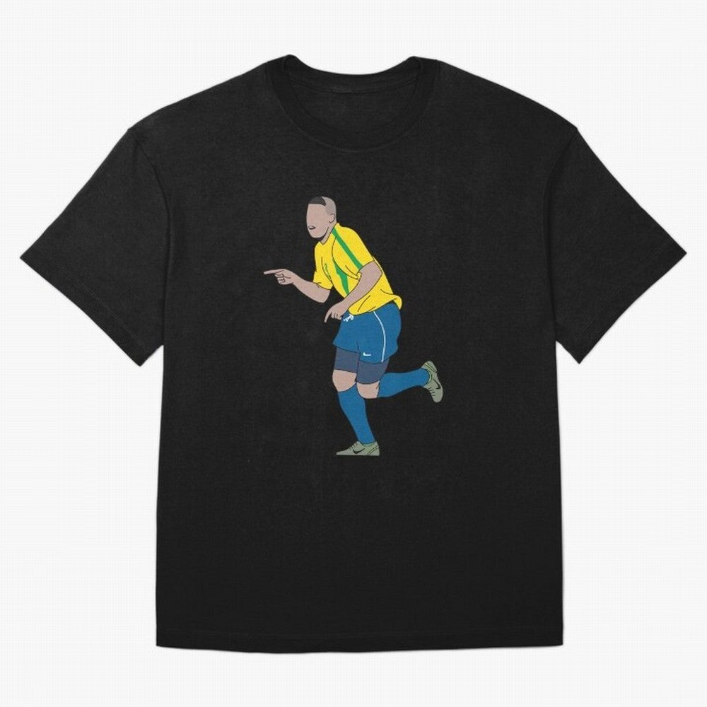 Ronaldo R9 Brazil (2002 WC) Oversized T-Shirt Relive Legendary Nights from FIFA World Cup 2026 USA Canada Mexico Highlighting Haaland and Mbappe, Spain and Netherlands Energy, Football Passion, Legendary Performances, Festival Vibes and Supporter