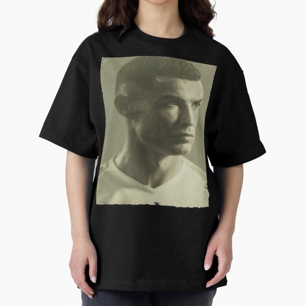 Cristiano Ronaldo Fan Art Oversized T-Shirt Represent the Passion of the FIFA World Cup 2026 Group Stage Journey through Haaland Highlights, Spain Pride, Stadium Memories, Football Loyalty, International Chants and Championship Tradition; Made for