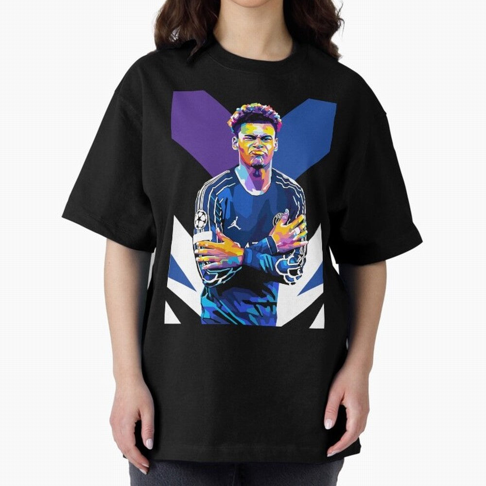 Desire Doue in WPAP Style Oversized T-Shirt Show Match Day Excitement for the FIFA World Cup 2026 Journey through Haaland Highlights, Germany Pride, Football Passion, Legendary Performances, Festival Vibes and Supporter Community; Built for