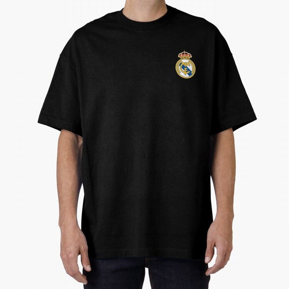 Madrid Football Logo Oversized T-Shirt Carry the Dream of FIFA World Cup 2026 USA Canada Mexico Spirit, Capturing Germany, Messi and Cristiano Ronaldo, Champion Mindset, Group Stage Buzz, Knockout Tension and Passionate Fan Culture; Created for