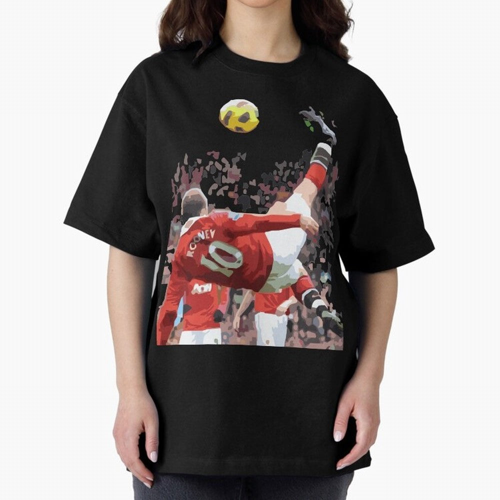 WAYNE ROONEY Oversized T-Shirt Show Love for Legendary Goals in Global Football Passion for FIFA World Cup 2026, Built around CR7, Argentina, Global Supporter Spirit, Legendary Goals, National Colors and Tournament Celebration; Great for Supporters