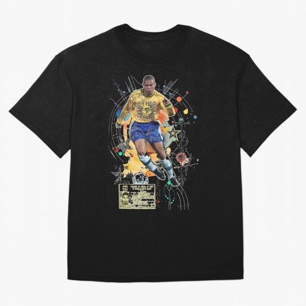 Ronaldo Nazario Football Playmaker Oversized T-Shirt Celebrate Golden Goal Energy in FIFA World Cup 2026 USA Canada Mexico Inspired by Mbappe, Netherlands Energy, Tournament Hype, Historic Matchups, Family Viewing Parties and Global Sports Pride;
