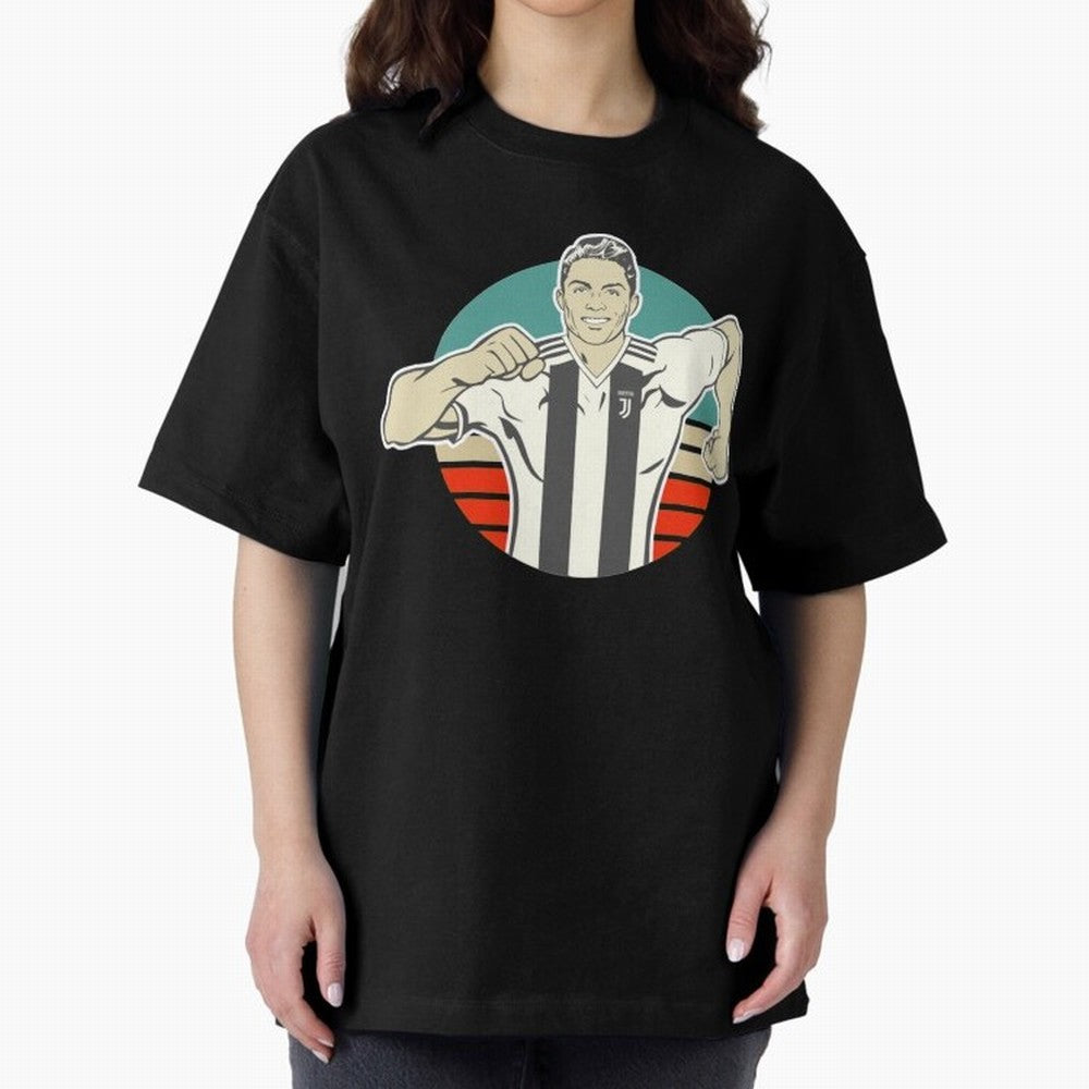 Ronaldo Ronaldo Oversized T-Shirt Show Support during FIFA World Cup 2026 Group Stage for Fans of Mbappe and Neymar and Spain, Bringing Football Festival Excitement, Trophy Ambitions, Country Rivalries and Star Player Buzz; Perfect for Fans,