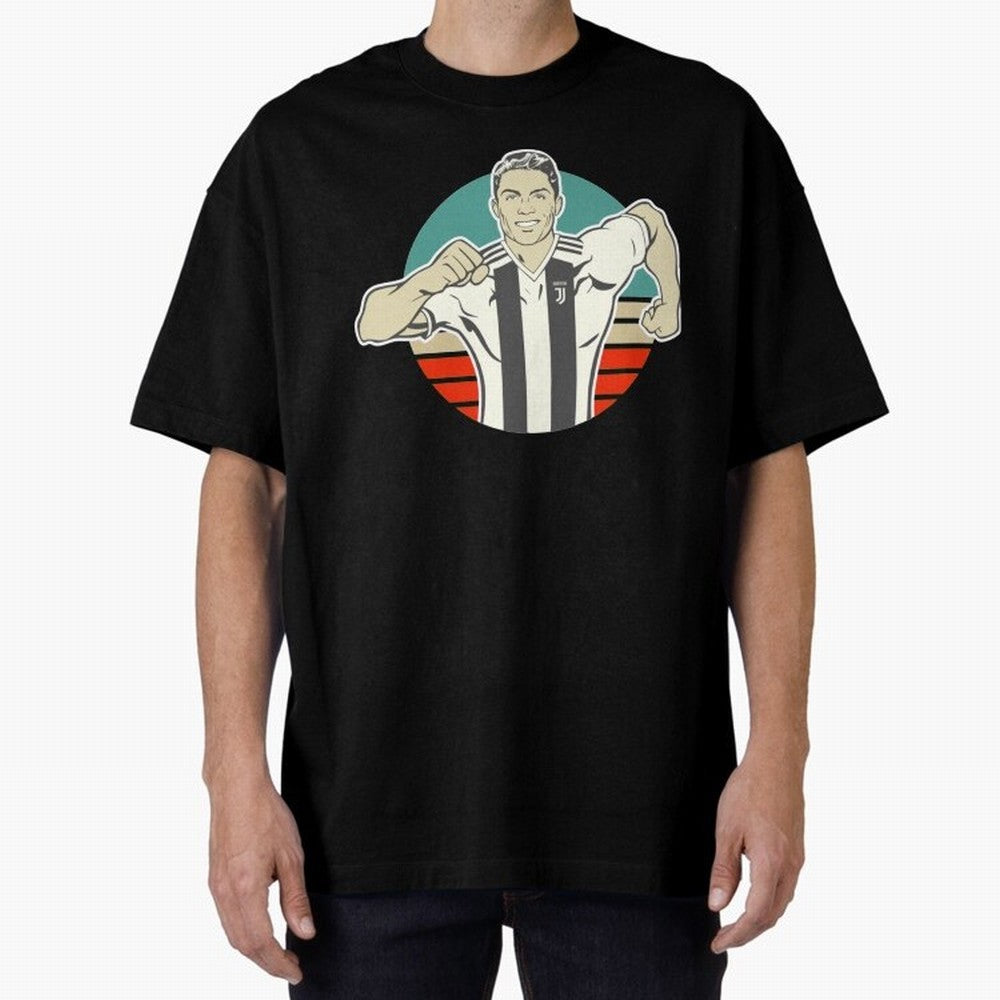 Ronaldo Ronaldo Oversized T-Shirt Show Support during FIFA World Cup 2026 Group Stage for Fans of Mbappe and Neymar and Spain, Bringing Football Festival Excitement, Trophy Ambitions, Country Rivalries and Star Player Buzz; Perfect for Fans,