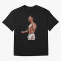 Ronaldo Last Minute Goal Celebration United 7 Oversized T-Shirt Elevate the FIFA World Cup 2026 Group Stage Journey through Messi, Neymar and Mbappe Highlights, Argentina Pride, Retro Football Energy, Iconic Rivalries, Trophy Chase Drama and
