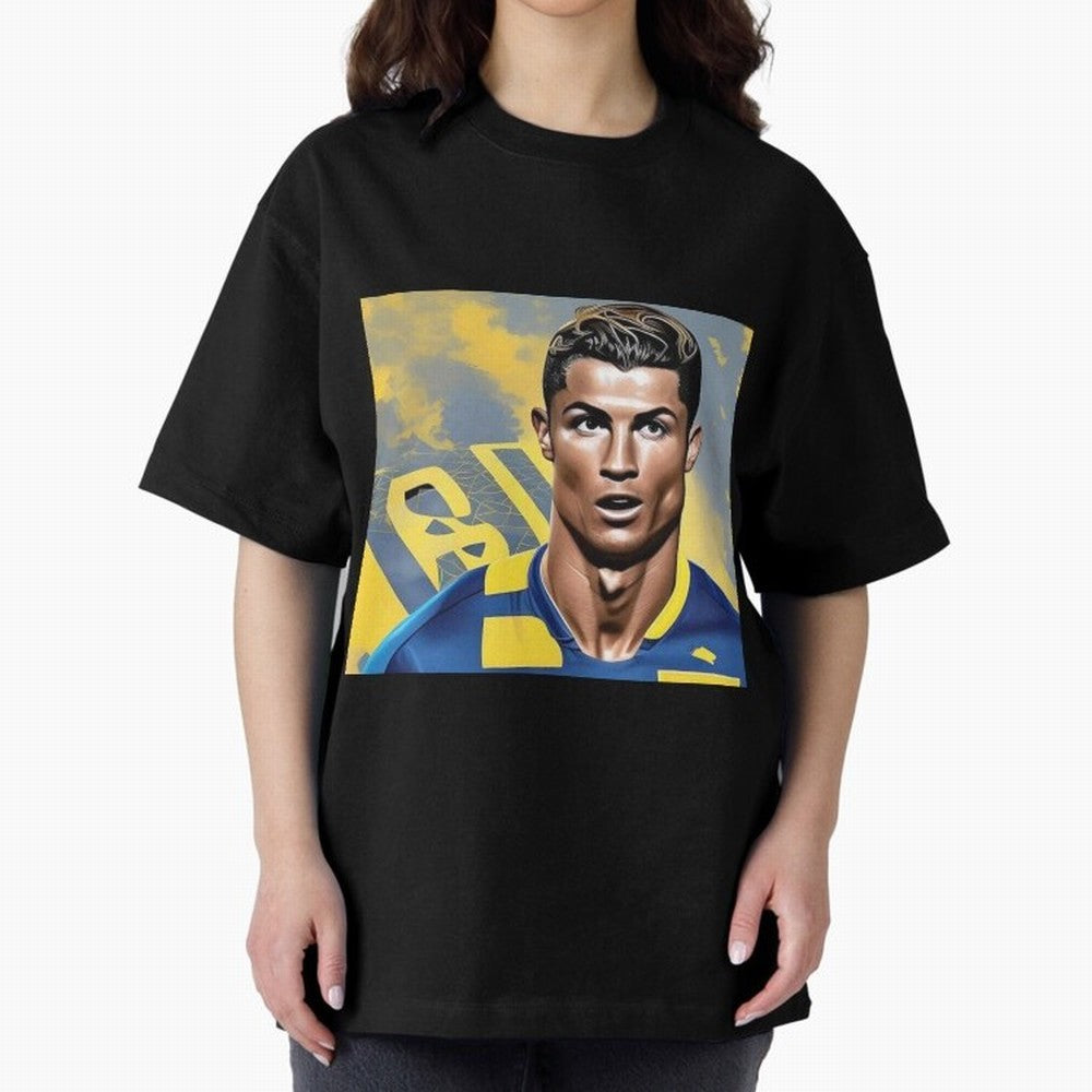Ronaldo al nassr Oversized T-Shirt Celebrate Football Heritage in the FIFA World Cup 2026 Group Stage Journey through Mbappe and Neymar Highlights, Spain Pride, Football Festival Excitement, Trophy Ambitions, Country Rivalries and Star Player Buzz;