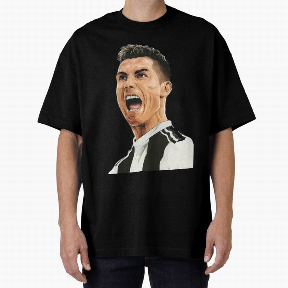 Ronaldo Ronaldo Oversized T-Shirt Honor Football Greatness during FIFA World Cup 2026 USA Canada Mexico for Fans of Haaland and England, Bringing Stadium Chants, National Pride, Trophy Dreams and Unforgettable Football Memories; Made for Die Hard