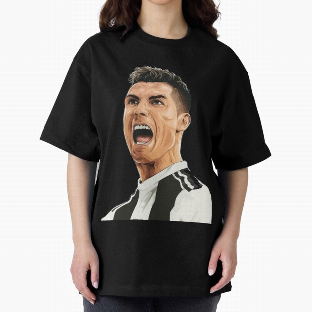 Ronaldo Ronaldo Oversized T-Shirt Honor Football Greatness during FIFA World Cup 2026 USA Canada Mexico for Fans of Haaland and England, Bringing Stadium Chants, National Pride, Trophy Dreams and Unforgettable Football Memories; Made for Die Hard