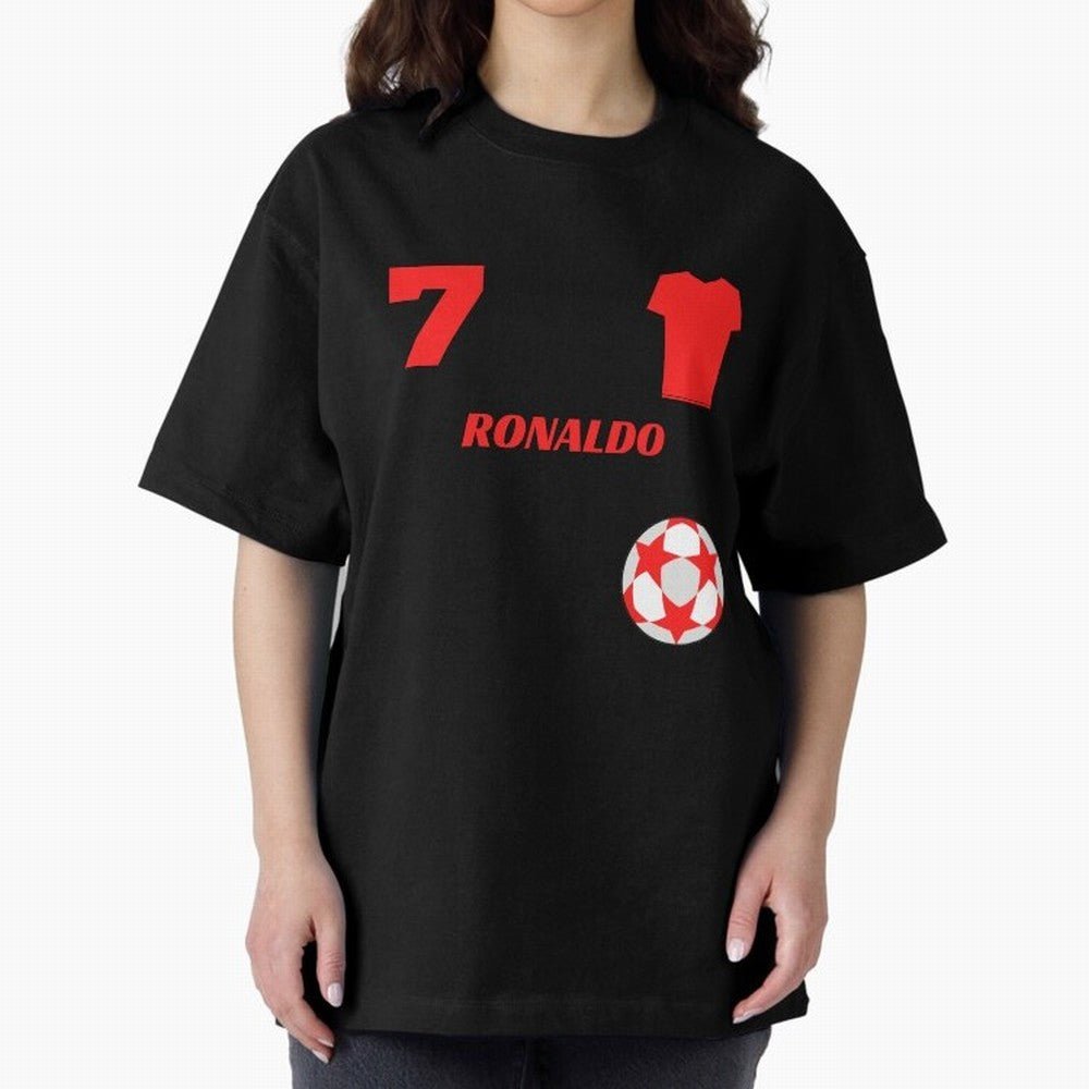 Ronaldo 7 - Man U Back to Manchester Oversized T-Shirt Back the Journey through FIFA World Cup 2026 Group Stage Spirit, Filled with Portugal, Spain and Germany, Haaland and Mbappe, Match Day Excitement, Supporter Culture, Golden Goals and Global