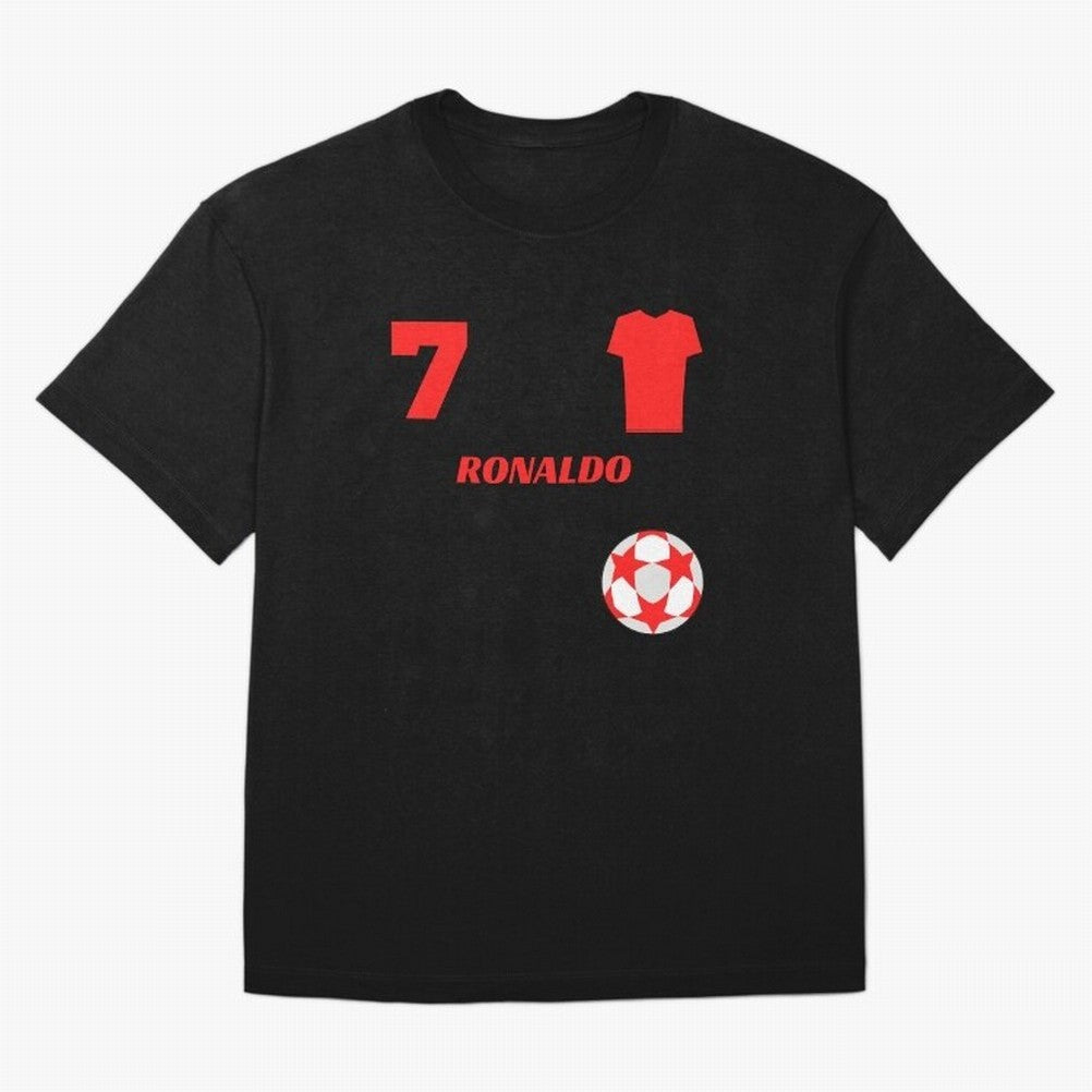 Ronaldo 7 - Man U Back to Manchester Oversized T-Shirt Back the Journey through FIFA World Cup 2026 Group Stage Spirit, Filled with Portugal, Spain and Germany, Haaland and Mbappe, Match Day Excitement, Supporter Culture, Golden Goals and Global