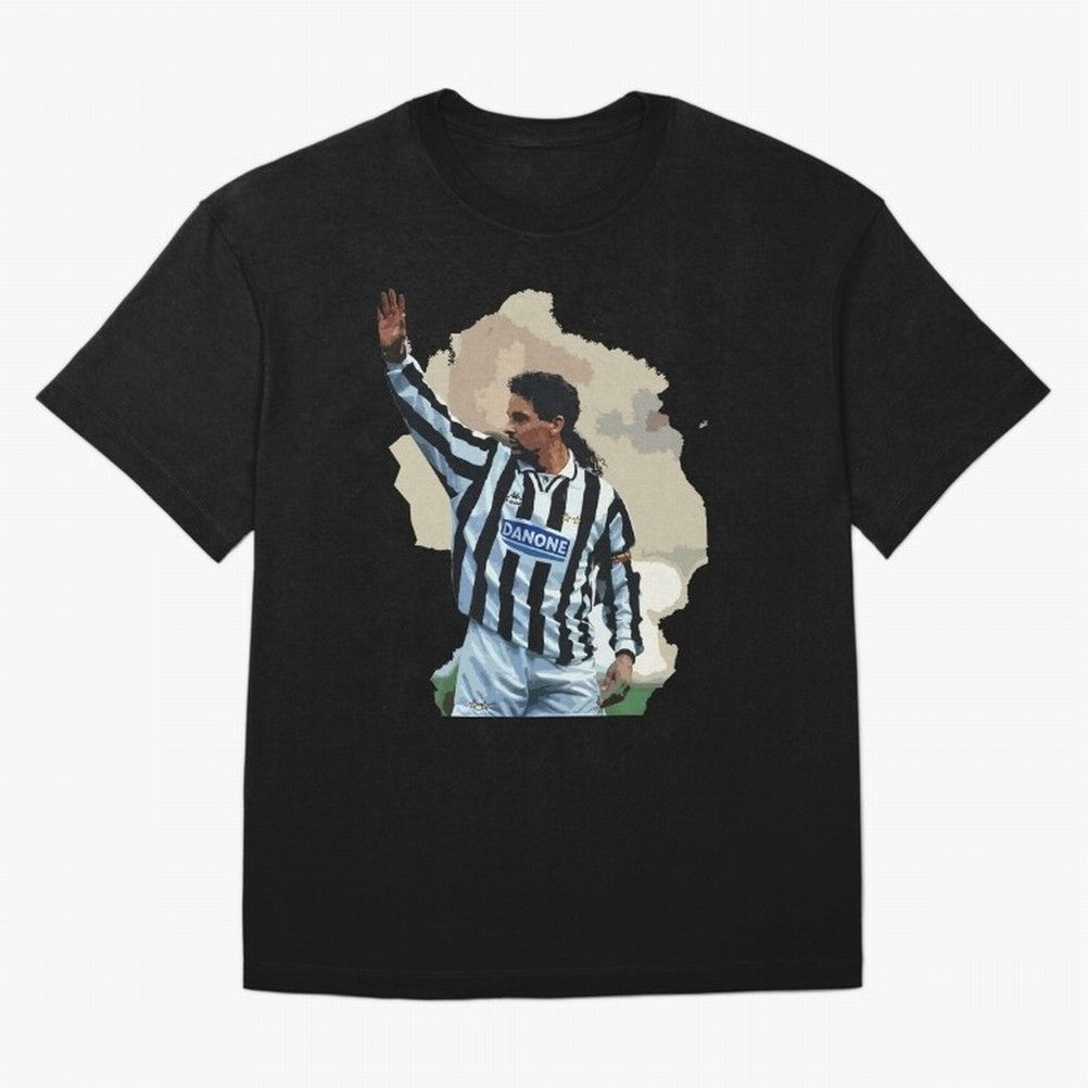 Roberto Baggio Oversized T-Shirt Celebrate Unforgettable Nights in FIFA World Cup 2026 Spirit, Celebrating England, Haaland, Game Day Rituals, Football Legends, Country Pride and the Road to the Final; Great for Watch Parties, Sports Bars, Family
