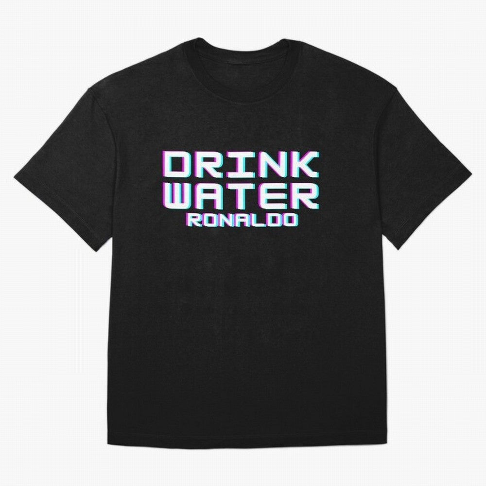 drink water ronaldo Oversized T-Shirt Celebrate Soccer Greatness during FIFA World Cup 2026 Group Stage Highlighting Messi, Neymar and Mbappe, England and Germany Energy, Fan Favorite Moments, National Team Passion, Big Match Drama and Soccer