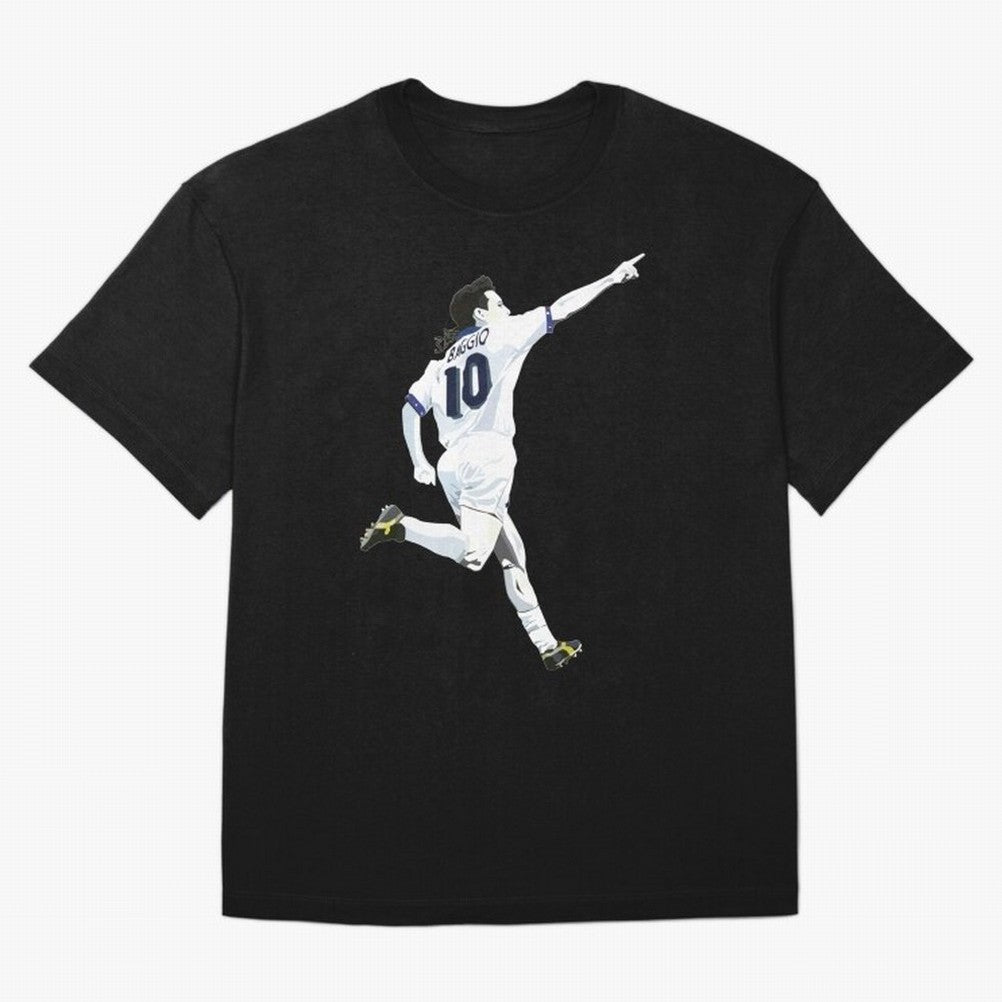 Roberto Baggio - Italy | Mbappe gift Oversized T-Shirt Stand Out with Spirit from FIFA World Cup 2026 USA Canada Mexico Driven by Cristiano Ronaldo, Haaland and CR7, Brazil Energy, Football History, Final Match Energy, Crowd Noise and Once in a